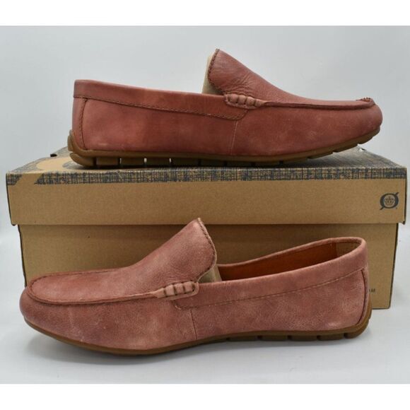 Born Mens Size 10 Allan Leather Slip On Loafers Shoes main image 5